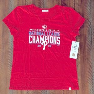 Women’s Phillies T Shirt Top New Large